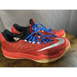 Nike Zoom Run The One 653636-600 Red Grey Blk Running Shoes Sneaker Mens 11